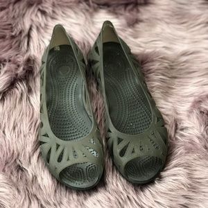 Crocs, Jelly Flats, Size: 10